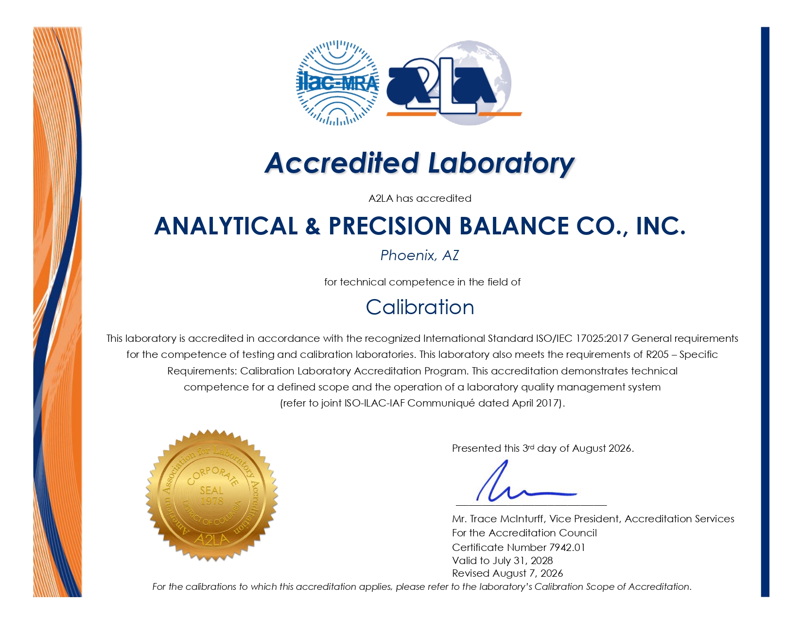 Accredited Laboratory
